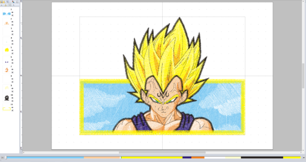 vegeta order color threads