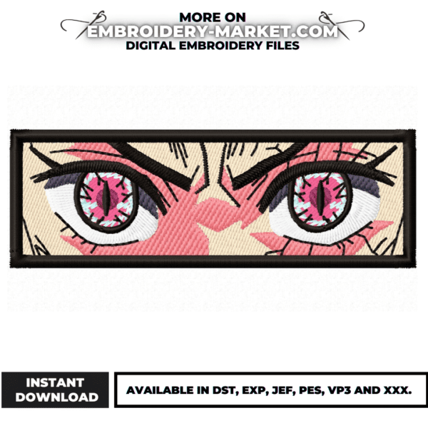 Nezuko Eyes Boxed W