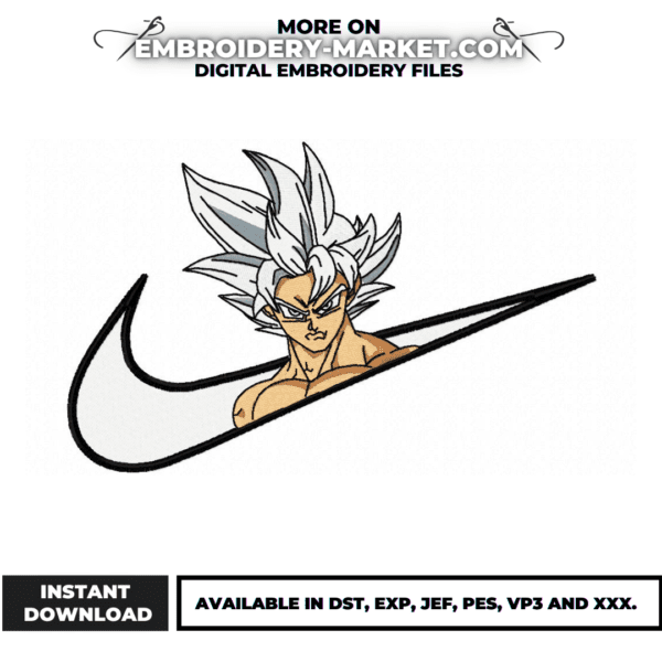 San Goku White Swoosh W