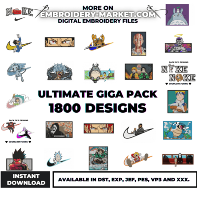 Bundle Giga Pack Embroidery Designs